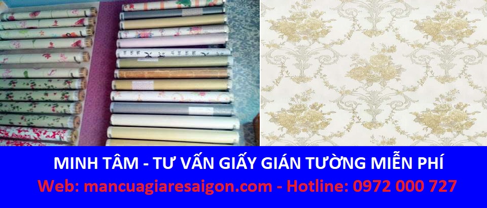 Rèm cửa quận 12, giấy gián tường