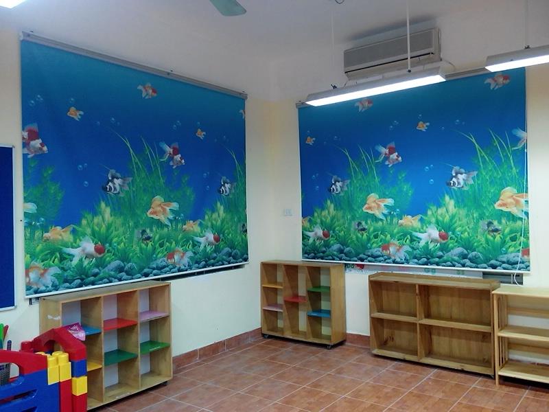 Màn cửa trường học, màn cửa ở trường học