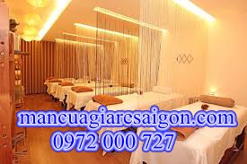 Rèm cửa spa sang trọng