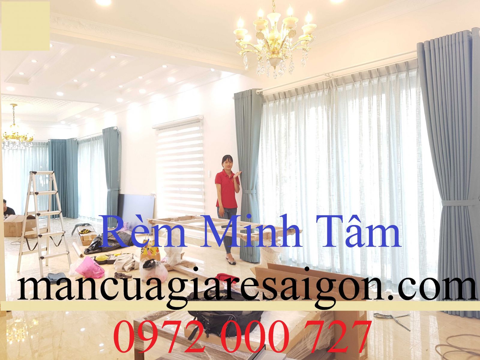 Rèm biệt thự, rèm cửa biệt thự