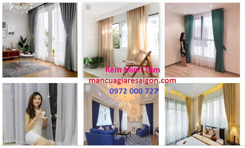 Rèm phòng khách, rèm cửa phòng khách